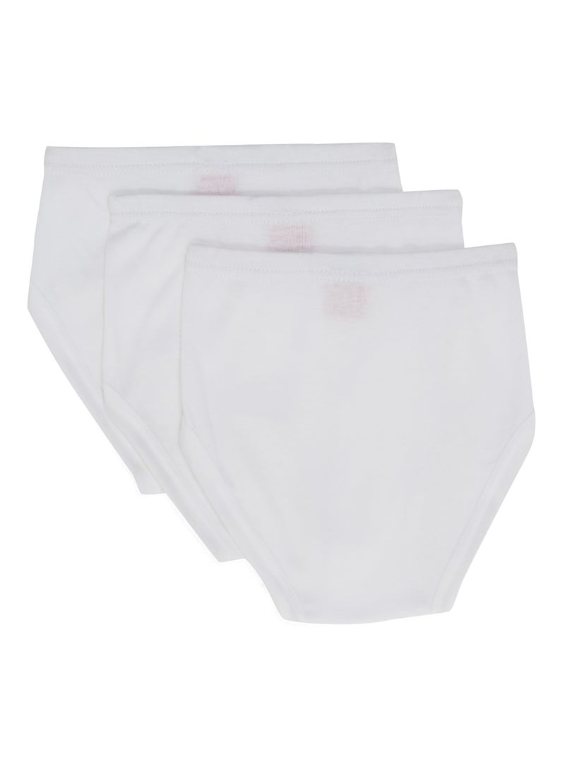 SLUGGER 3 Piece Cotton Brief White - Image 2