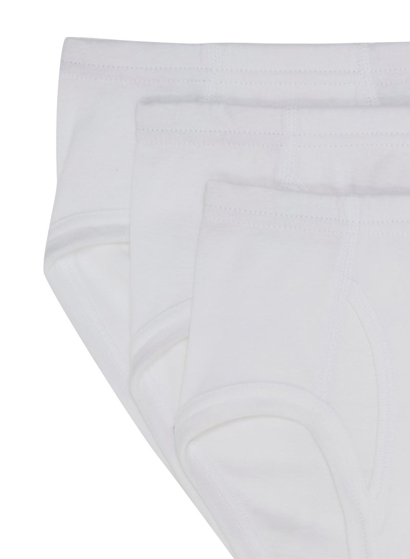 SLUGGER 3 Piece Cotton Brief White - Image 3
