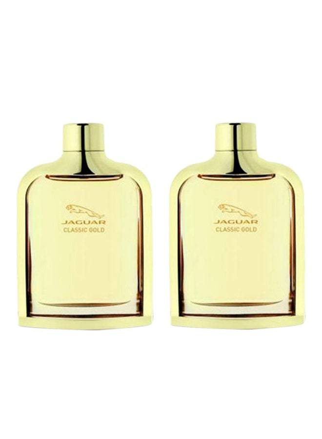 JAGUAR 2-Piece Classic Gold EDT Set 2x100ml  - Image 1