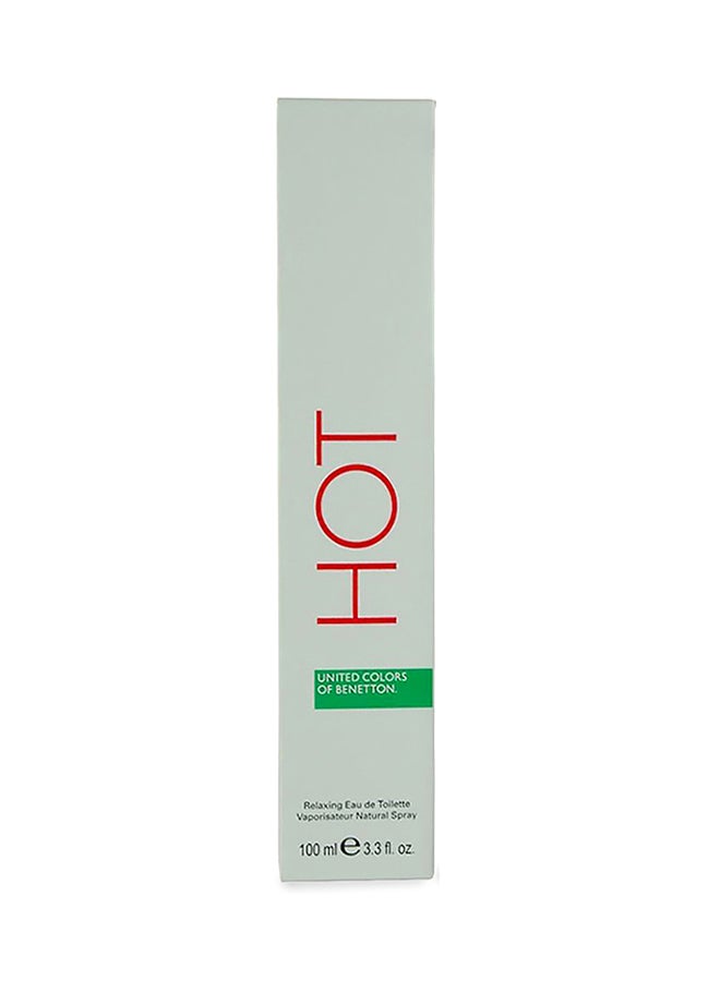 يونايتد كولورز أوف بينتيون مجموعة هدايا ماء تواليت هوت مكونة من قطعتين (2X100 ml)  - Image 4