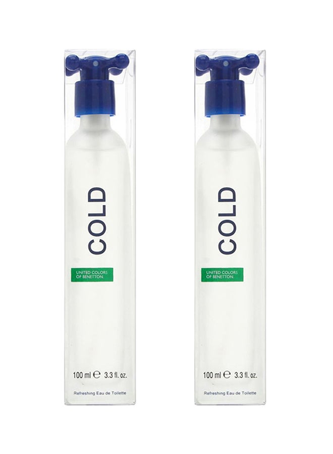UNITED COLORS OF BENETTON - 2-Piece Cold EDT Gift Set (2X100 ml) - Image 1