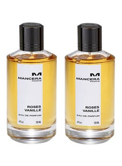 مانسيرا مجموعة هدية عطر روزيس فانيلا EDP للنساء من قطعتين 2 x 120ملليلتر  - Image 1