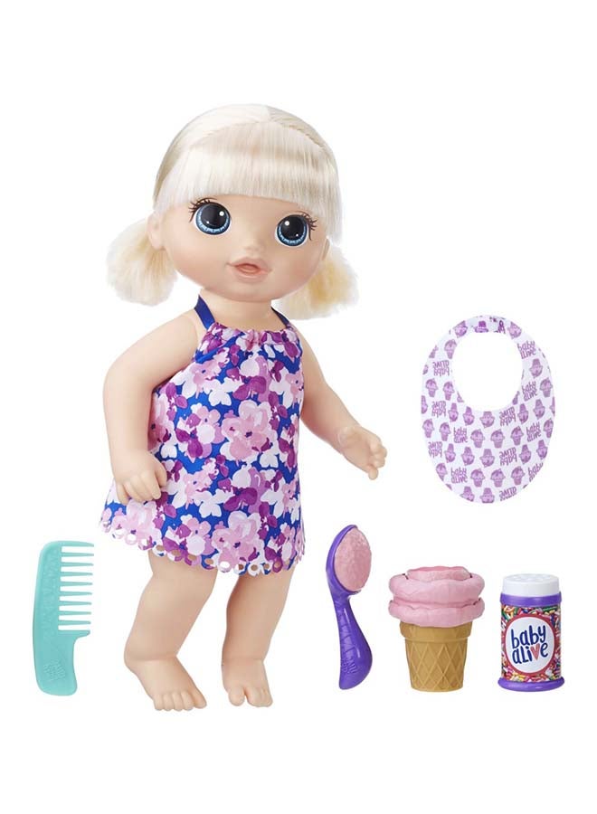 Baby Alive Magical Scoops Baby Blonde Hair Doll - Image 2