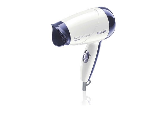 Salondry Compact Hair Dryer White/Purple