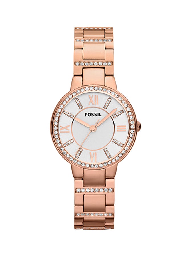 FOSSIL - Women's Virginia Analog Watch ES3284 - 30 mm - Rose Gold - Image 1
