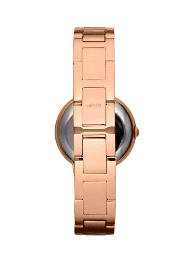 FOSSIL - Women's Virginia Analog Watch ES3284 - 30 mm - Rose Gold - Image 1