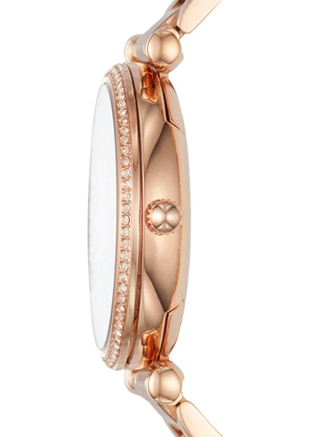 FOSSIL Women's Carlie Analog Watch ES4301 - 35 mm - Rose Gold  - Image 2