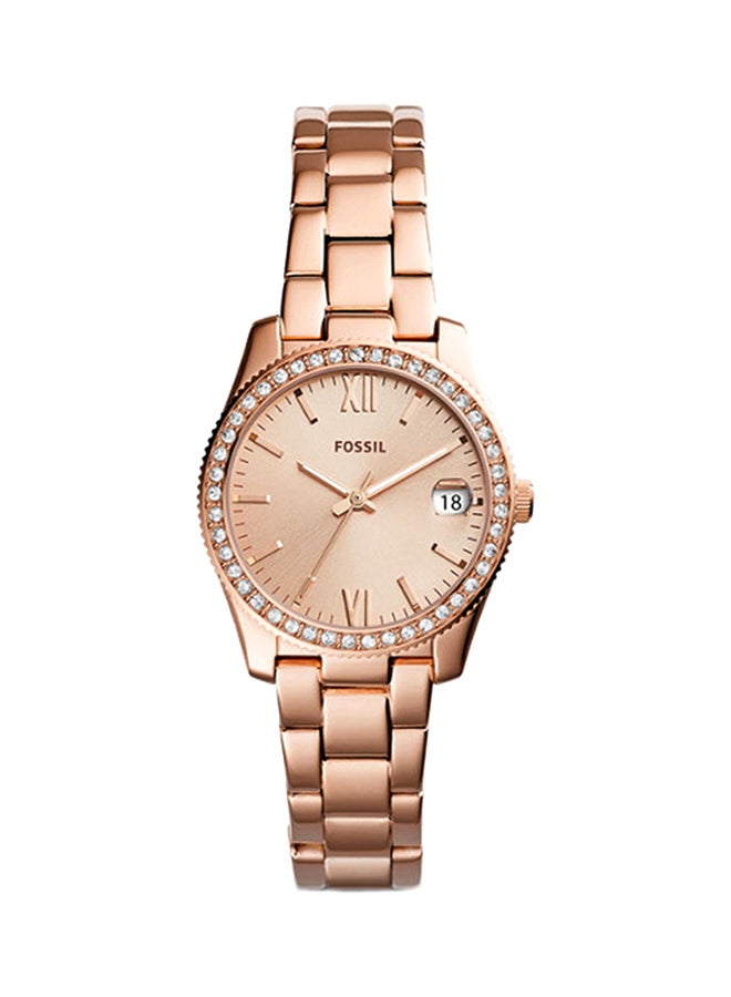 FOSSIL Women's Scarlette Analog Watch ES4318 - 32 mm - Rose Gold  - Image 1