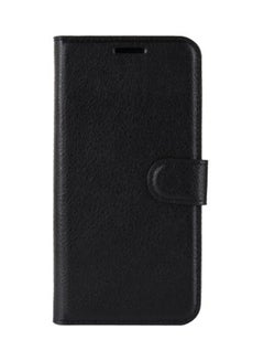 Litchi Texture Wallet Flip Case Cover And Accessory For Huawei P30 Black