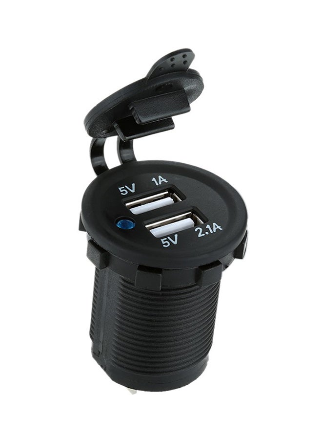 Generic - Motorcycle Dual USB Socket Mobile Phone Charger - Image 1