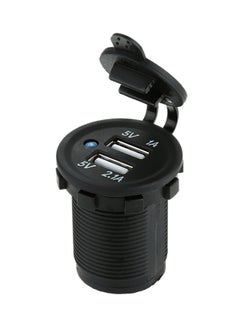 Generic Motorcycle Dual USB Socket Mobile Phone Charger  - Image 2