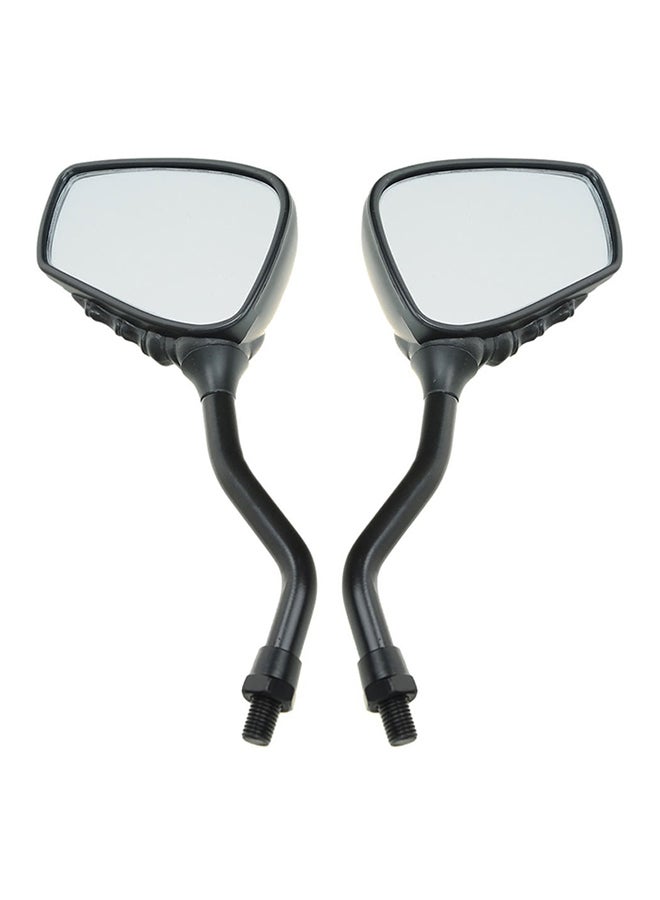 2-Piece Motorcycle Side Rear View Mirror Set - Image 1
