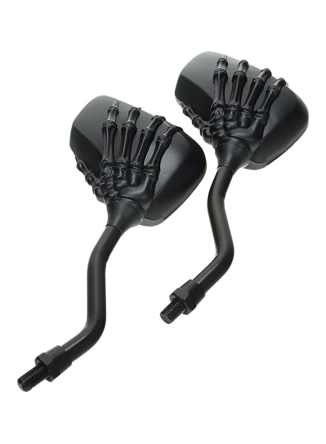 2-Piece Motorcycle Side Rear View Mirror Set - Image 2