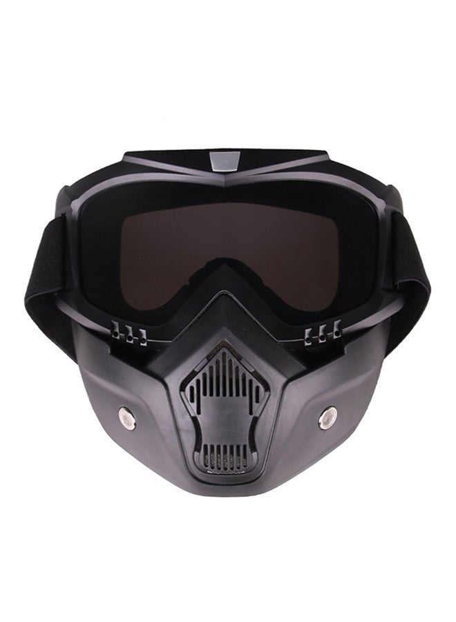 نظارات واقية للدراجات النارية بتصميم قناع مضاد للرياح ومناسب لسباق الضاحية - Image 1