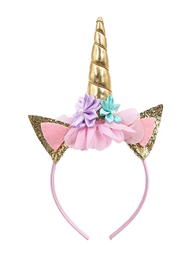 Unicorn Design Party Decoration Premium Quality Foil Balloon Set With Headband cm - Image 2