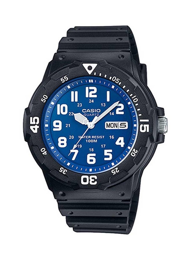 CASIO Men's Resin Analog Wrist Watch MRW-200H-2B2VDF - 48 mm - Black - Image 1