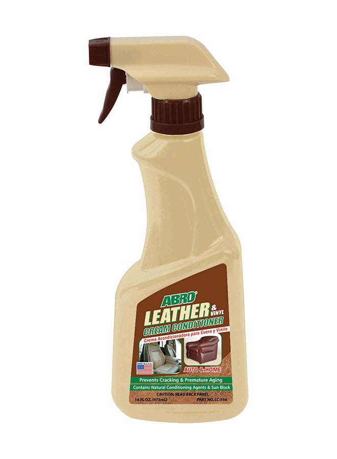 Abro Leather And Vinyl Cream Conditioner 
