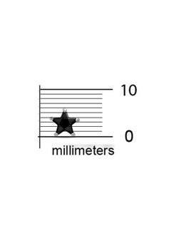 BLING JEWELRY 925 Sterling Silver Star Shaped Stud Earrings With Zircon  - Image 3