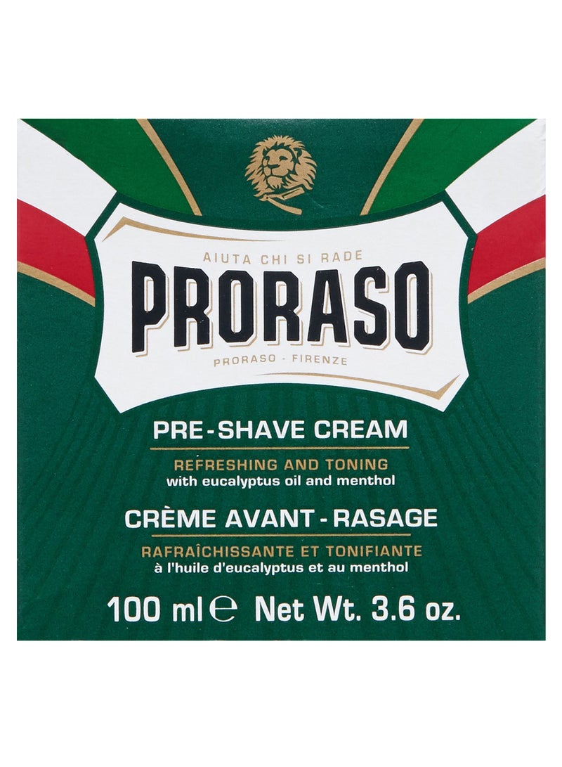 proraso Cooling Green Prebeard Cream - 100 ml - Image 2