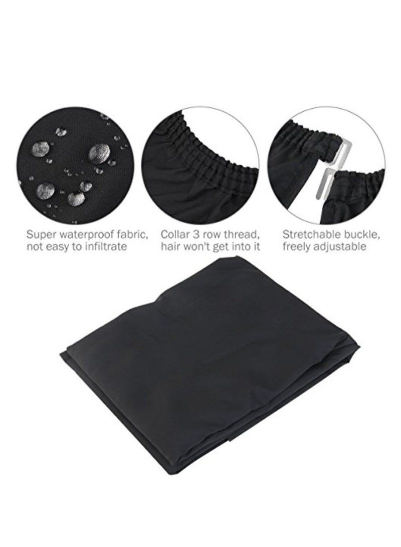 TRADERPLUS Hair Cutting Gown Cape Black  - Image 3