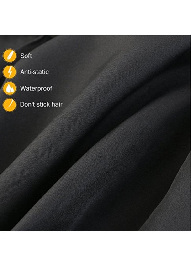 TRADERPLUS Hair Cutting Gown Cape Black  - Image 5