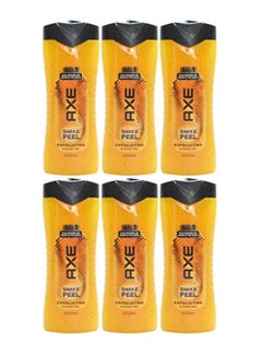 Axe Pack Of 6 Snake Peel Exfoliating Shower Gel 