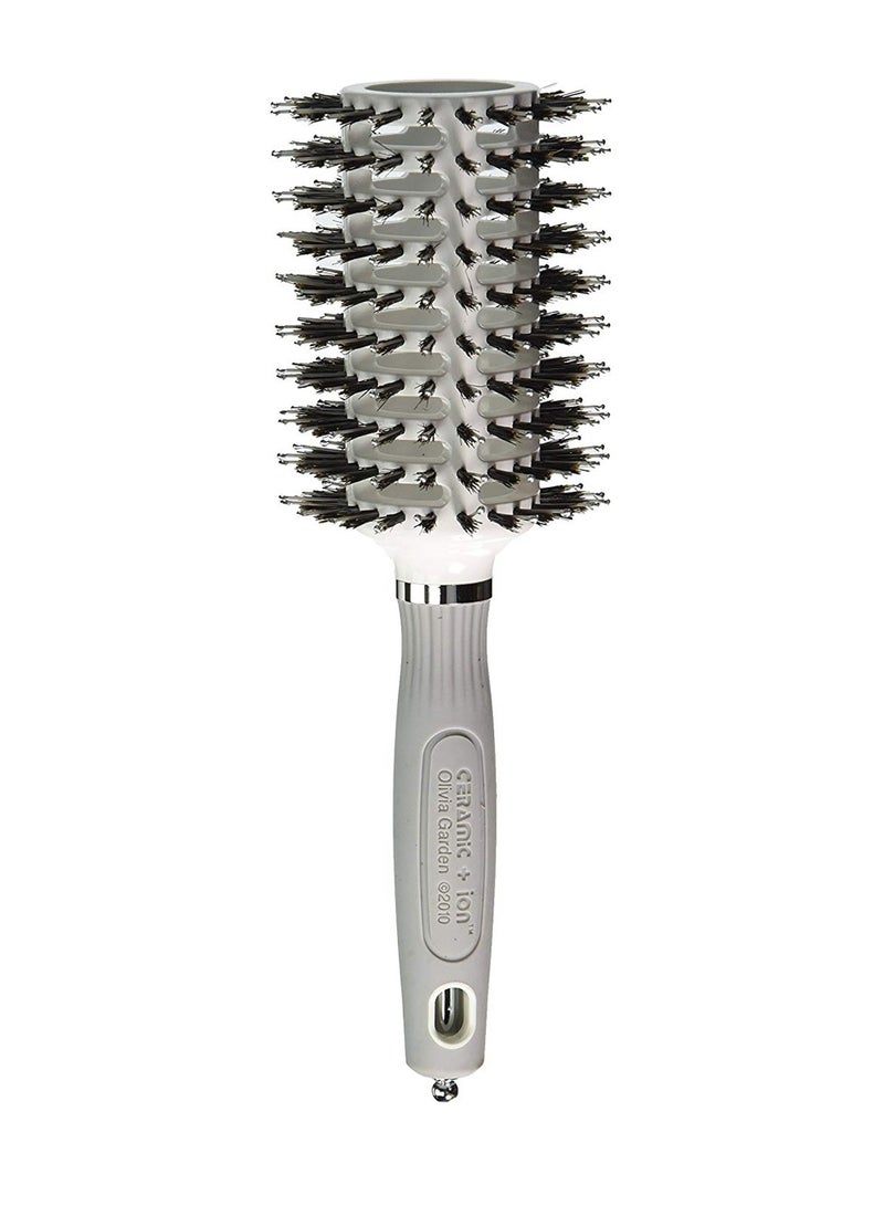 Ceramic And Ion Turbo Vent Hair Brush Grey/White/Black