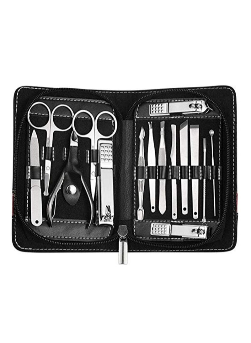 15-Piece Manicure Pedicure Set Silver - v1549538213/N20520820A_1