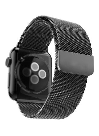 Stainless Steel Wrist Band For Apple Watch 38 mm Black - v1549541006/N20840137A_1