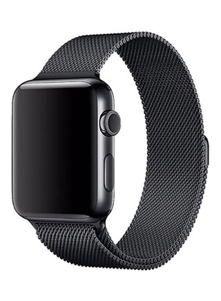 Stainless Steel Wrist Band For Apple Watch 38 mm Black - v1549541007/N20840142A_1