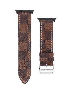 Leather Wrist Band For Apple Watch 40 mm Brown