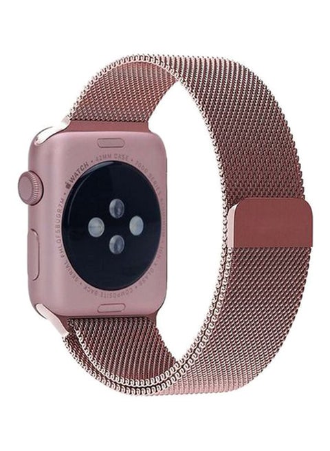 Stainless Steel Wrist Band For Apple Watch 40 mm Rose Gold