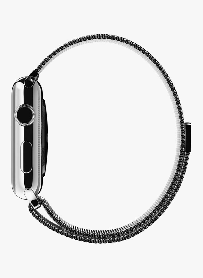 Generic - Metal Wrist Band For Apple Watch 44 mm Silver - Image 1