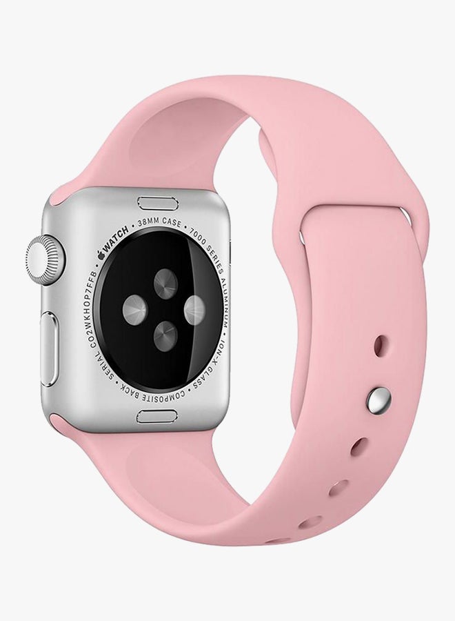 Generic - Silicone Sport Wrist Band For Apple Watch 40 mm Pink - Image 1