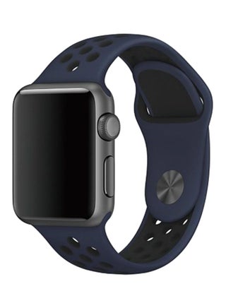 Silicone Replacement Wrist Band For Apple Watch 40 mm Blue - v1549541041/N20840316A_1