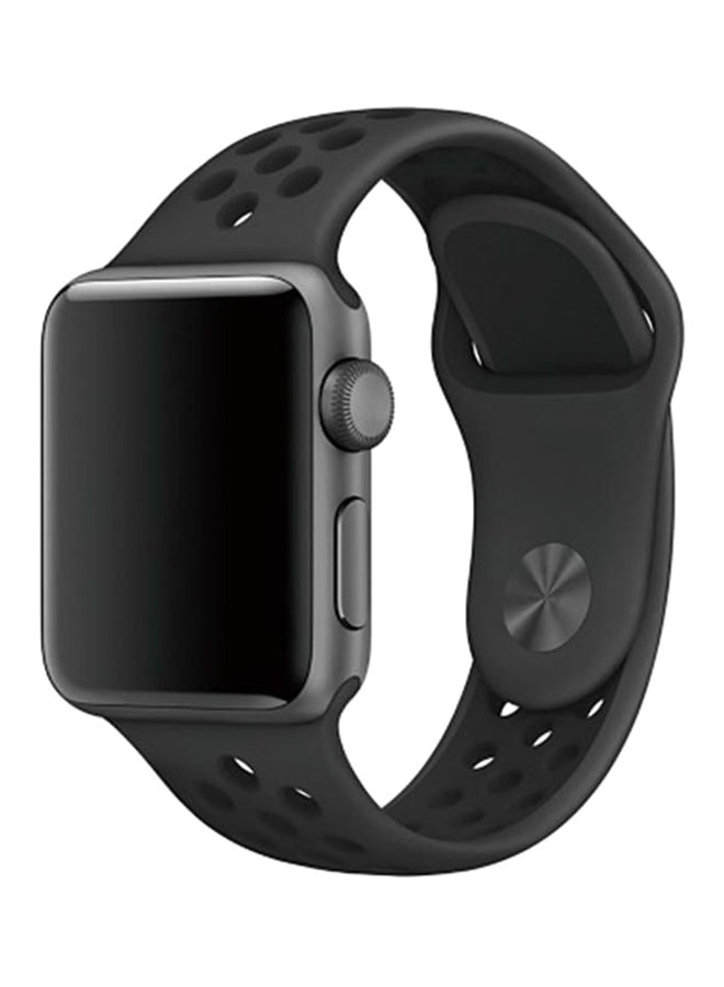Generic - Replacement Watchband For Apple Watch Series 6/SE/5/4/3/2/1 45/44/42mm Black - Image 1