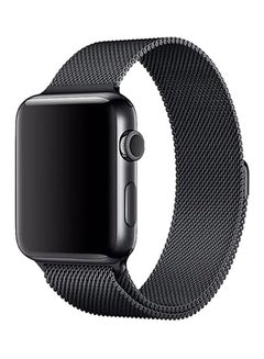 Stainless Steel Wrist Band for Apple Watch Series 1/2/3/4 Black