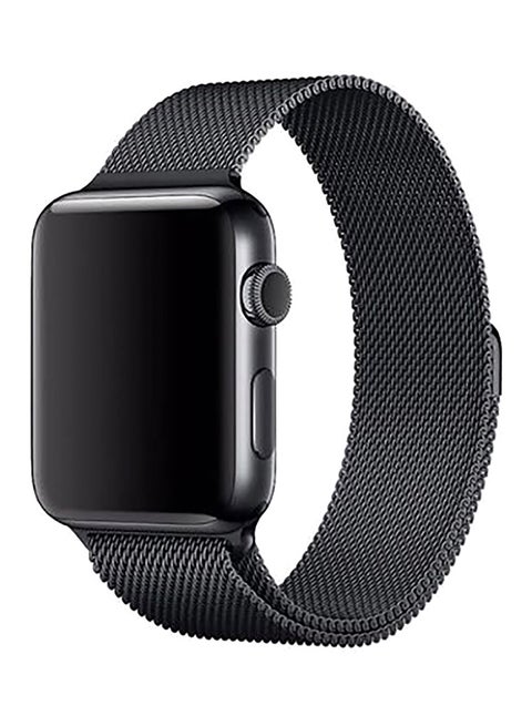 Stainless Steel Wrist Band for Apple Watch Series 1/2/3/4 Black