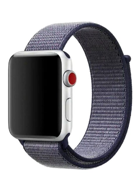 Nylon Sport Wrist Band For Apple Watch 44 mm Black