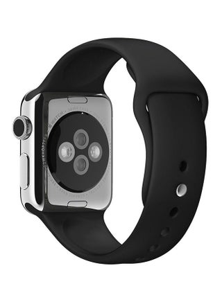Silicone Replacement Wrist Band for Apple Watch Series 1/2/3/4 Black - v1549541044/N20840359A_1