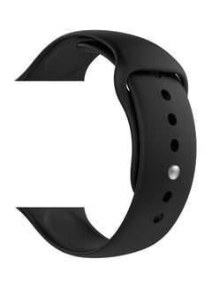 Replacement Silicone Strap For Apple Watch 40mm Black