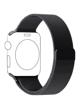 Milanese Stainless Steel Wrist Band For Apple Watch 40 mm Black - v1549541048/N20840387A_1