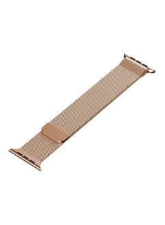 Stainless Steel Wrist Band For Apple Watch 44 mm Rose Gold