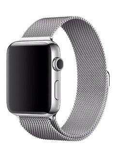 Milanese Stainless Steel Wrist Band For Watch 40 mm Silver