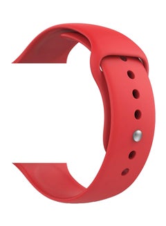 Soft Silicone Replacement Wrist Band Apple Watch 40 mm Red