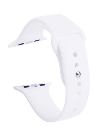 Silicone Wrist Band For Apple Watch 44 mm White - v1549541061/N20840440A_1