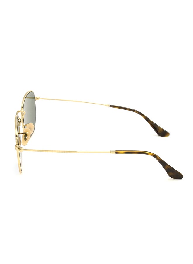Ray-Ban Hexagon Sunglasses - RB3548N-001 - Lens Size: 51 mm - Gold - Image 3