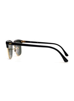 Ray-Ban Men's Clubmaster Sunglasses - RB3016-W0365-51 - Lens Size: 51 mm - Black  - Image 3