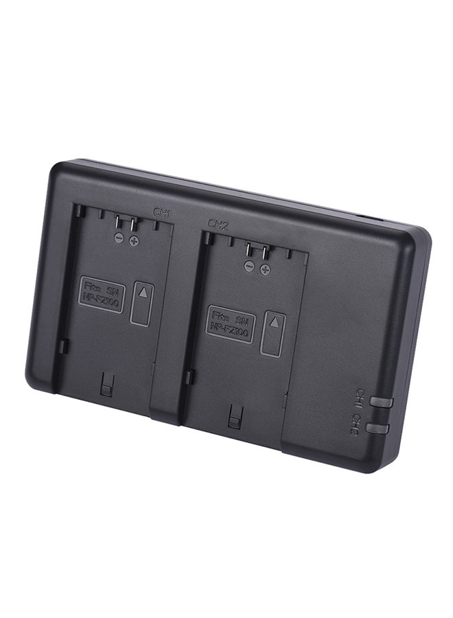 Fb - FB Dual USB NP-FZ100 Camera Battery Charger for Sony A7III A9 A7RIII A7SIII - Image 1