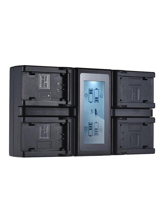ANDOER NP-FZ100 4-Channel LCD Digital Camera Battery Charger for Sony A7III A9 A7RIII A7SIII - Image 1